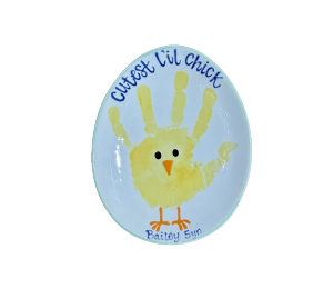 Las Vegas Little Chick Egg Plate