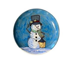 Las Vegas Rustic Glazed Snowman