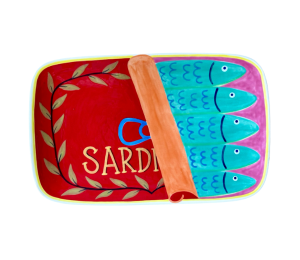 Las Vegas Sardines Dinner Plate