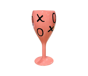 Las Vegas XOXO Wine Glass